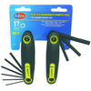 Rodac - Folding Hex Key Set-17 Pieces - - Mounts For Less