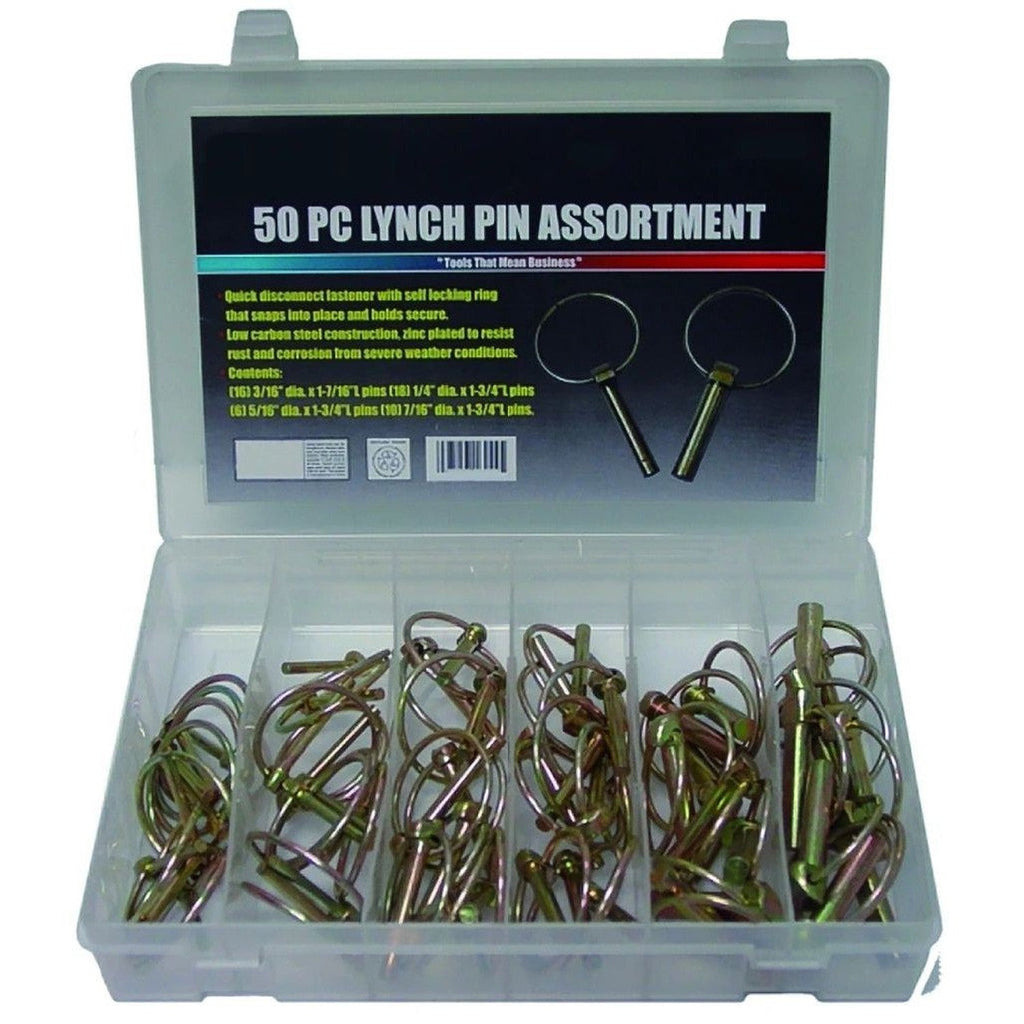 Rodac - Lynch Pin Assortment, 50 Pieces - - Mounts For Less
