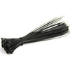 Rodac - Pack of 100 Cable Ties, 5.5" Length, Maximum Capacity 40lb, Black - - Mounts For Less