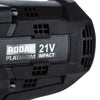 Rodac Platinum - 1/2" Cordless Impact Wrench 1700 Nm - - Mounts For Less