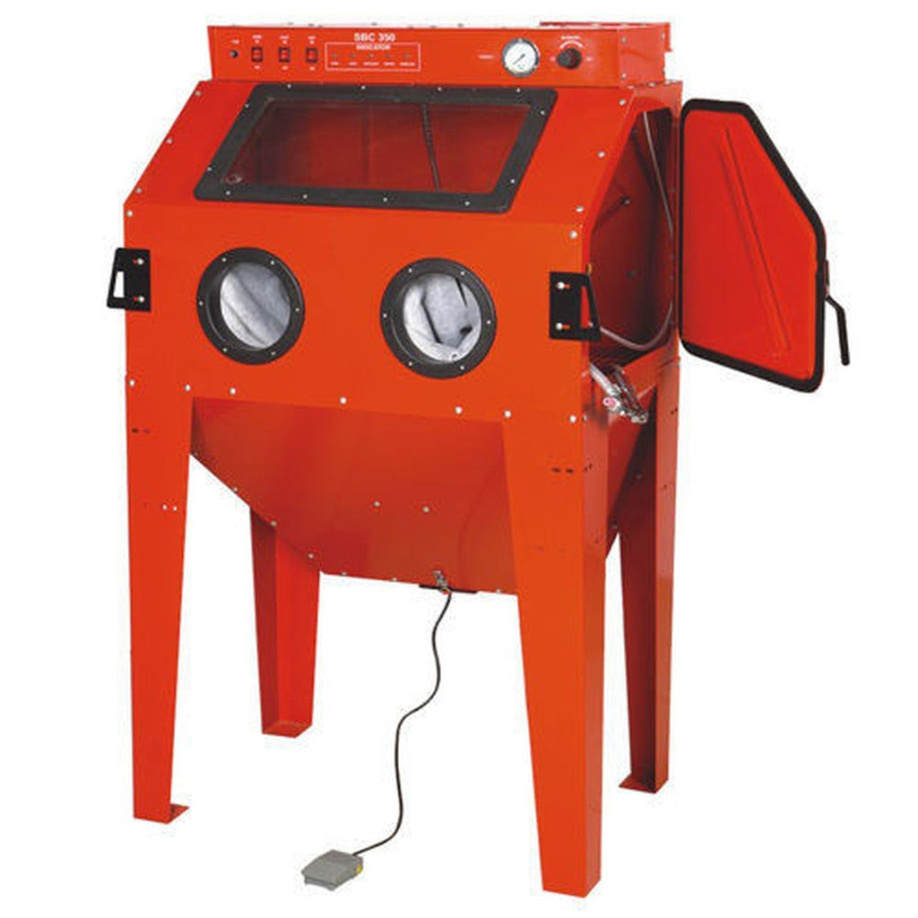 Rodac - Sandblaster Cabinet 350L With Fine Dust Vacuum - - Mounts For Less