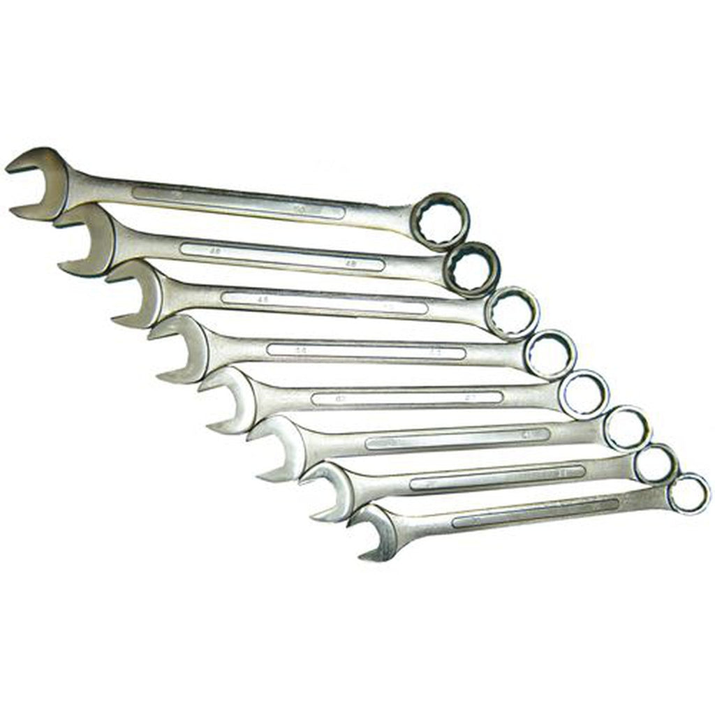 Rodac - Set of 8 Metric Combination Wrenches, Sizes ranging from 36mm to 50mm - - Mounts For Less