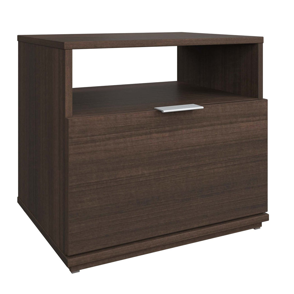 SUA-V - Ashton Thermally Fused Laminate Nightstand, Tuxedo - - Mounts For Less