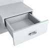 SUA-V - Set of 2 ZEN Thermally Fused Laminate Nightstands, White - - Mounts For Less