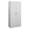 SUA-V - Thermally Fused Laminate Storage Cabinet, 64" Height, White - - Mounts For Less