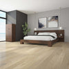 SUA-V - ZEN Thermally Fused Laminate Bedhead, Queen Size, Chocolate - - Mounts For Less