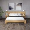 SUA-V - ZEN Thermally Fused Laminate Bedhead, Queen Size, Natural Beauty - - Mounts For Less