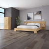 SUA-V - ZEN Thermally Fused Laminate Bedhead, Queen Size, Natural Beauty - - Mounts For Less
