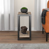 Safdie & Co Accent Table - 23" Long Dark Taupe with 1 Shelf for Living Room - - Mounts For Less