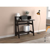 Safdie & Co Computer Desk 31.5" Long Cappuccino with 2 Shelves for Home Office and Small Spaces. Ideal for writing - - Mounts For Less