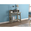Safdie & Co Computer Desk 31.5" Long Dark Taupe with 2 Shelves for Home Office and Small Spaces. Ideal for writing - - Mounts For Less