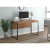 Safdie & Co Computer Desk 47.25" Long Brown Reclaimed Wood Look and Black Metal - - Mounts For Less