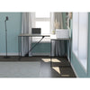Safdie & Co Computer Desk 59" Long L-Shaped Dark Taupe and Black Metal - - Mounts For Less