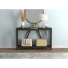 Safdie & Co Entryway Table Console Table Sofa Couch Table Accent Table - 52" Long Dark Grey with 1 Shelf for Living Room - - Mounts For Less