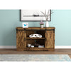 Safdie & Co TV Stand - 48" Long Brown Reclaimed Wood with 2 Sliding Doors and 3 Shelves for Living Room - - Mounts For Less