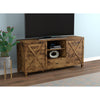 Safdie & Co TV Stand - 58" Long Brown Reclaimed Wood with 4 Shelves and 1 Drawer for Living Room - - Mounts For Less