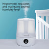 Safety 1st - Filter-Free Humidifier, Detects Temperature and Humidity Level, White - - Mounts For Less