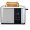 Salton - 2 Slice Toaster with Digital Countdown Timer, 6 Color Settings, Stainless Steel - - Mounts For Less