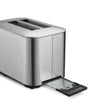 Salton - 2 Slice Toaster with Digital Countdown Timer, 6 Color Settings, Stainless Steel - - Mounts For Less