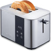 Salton - 2 Slice Toaster with Digital Countdown Timer, 6 Color Settings, Stainless Steel - - Mounts For Less