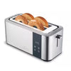 Salton - Digital Long Slot Toaster, 4-Slice Capacity, 1500 Watts, Stainless Steel - - Mounts For Less