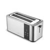 Salton - Digital Long Slot Toaster, 4-Slice Capacity, 1500 Watts, Stainless Steel - - Mounts For Less