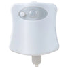 Sharper Image - LED Toilet Light with Motion Sensor, 8 Lighting Colors - - Mounts For Less