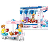 Sluban - Dream Coffee Shop Building Blocks Set with 3 Figures, 289 Pieces - - Mounts For Less