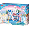 Sluban - Dream Villa Building Blocks Set with 4 Figures, 446 Pieces - - Mounts For Less