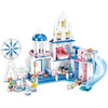 Sluban - Dream Villa Building Blocks Set with 4 Figures, 446 Pieces - - Mounts For Less