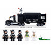 Sluban - Police Truck, Helicopter and 5 Figures Building Blocks Set, 540 Pieces - - Mounts For Less
