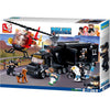 Sluban - Police Truck, Helicopter and 5 Figures Building Blocks Set, 540 Pieces - - Mounts For Less