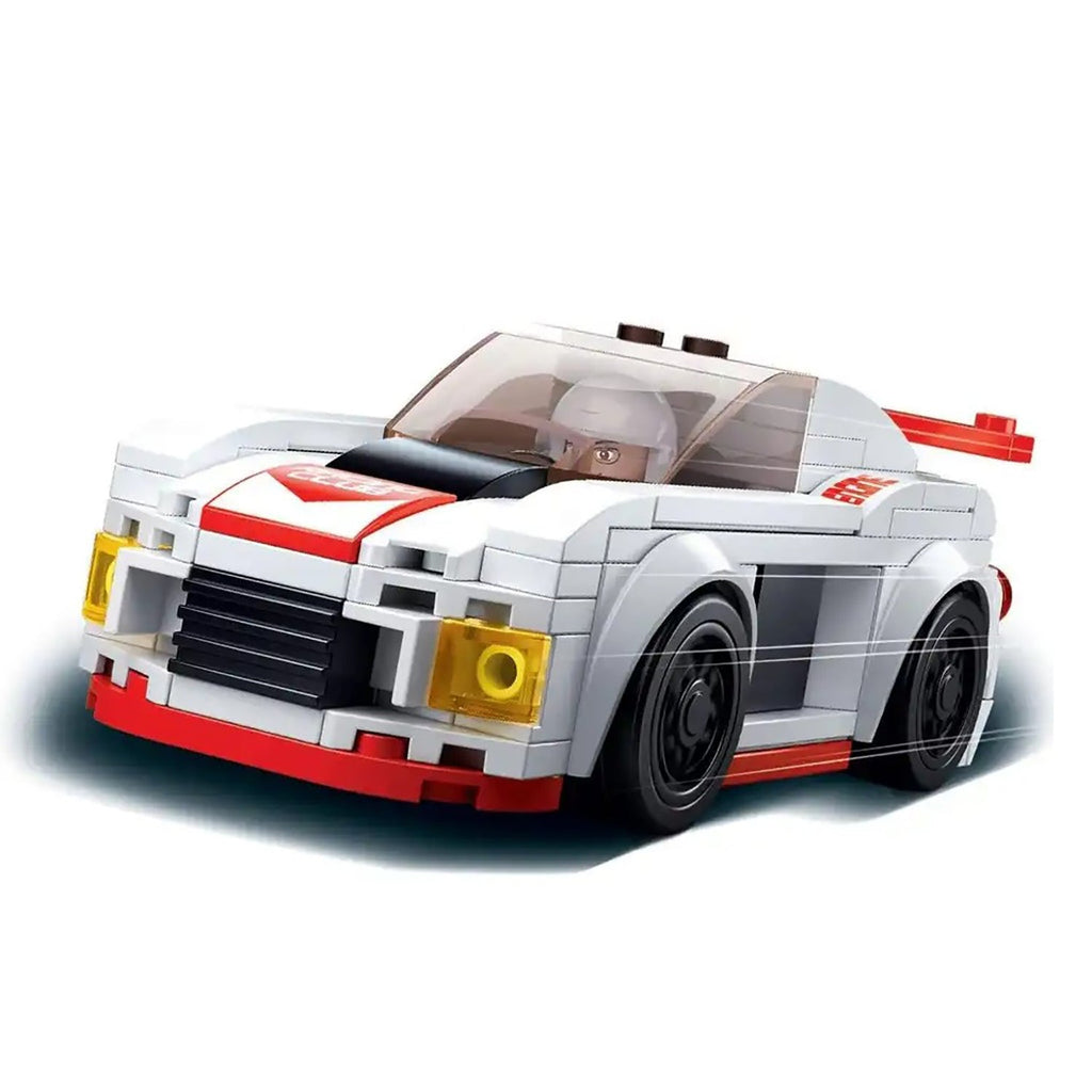 Sluban - Racing Car Building Blocks Set with Figure, 152 Pieces - - Mounts For Less