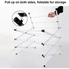 StarNight - Foldable Vertical Laundry Drying Rack, 23.6" x 13.75" x 41.3", White - - Mounts For Less
