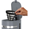 Starfrit - 10 Cup Coffee Maker, Keep Warm Function, 900 Watts, Grey - - Mounts For Less