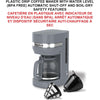 Starfrit - 10 Cup Coffee Maker, Keep Warm Function, 900 Watts, Grey - - Mounts For Less