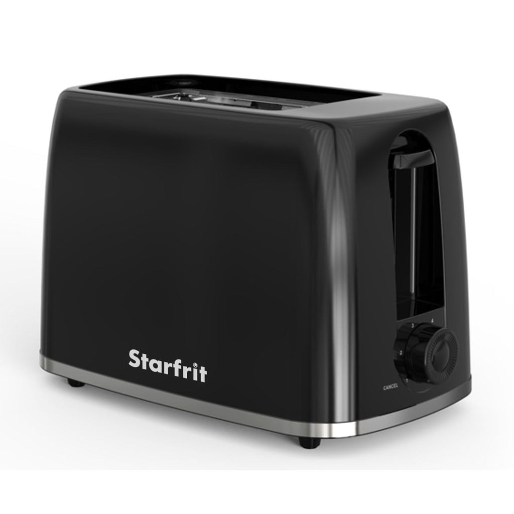 Starfrit - 2 Slice Toaster, 6 Browning Settings, Black - - Mounts For Less