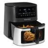 Starfrit - Air Fryer with Digital Control and Window, 7.2 Liter Capacity, Stainless Steel - - Mounts For Less