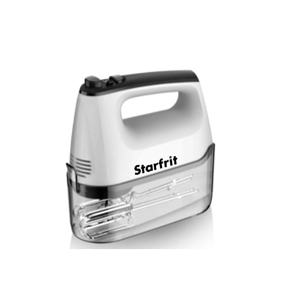 Starfrit - Electric Hand Mixer with Storage Case and Accessories, White - - Mounts For Less