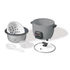Starfrit - Electric Rice Cooker, 10 Liter Capacity, Non-Stick Surface, Gray - - Mounts For Less