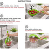 Starfrit - Globe Colander with Easy Drain, 3 Cup Capacity, Dishwasher Safe, Green - - Mounts For Less