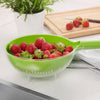 Starfrit - Globe Colander with Easy Drain, 3 Cup Capacity, Dishwasher Safe, Green - - Mounts For Less