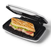 Starfrit - Grill and Panini Press with Non-Stick Ceramic Cooking Surface, 1000 Watts, White - - Mounts For Less