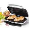 Starfrit - Grill and Panini Press with Non-Stick Ceramic Cooking Surface, 1000 Watts, White - - Mounts For Less