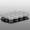 Starfrit - Molds for 12 Muffins The Rock, Non-stick coating - - Mounts For Less