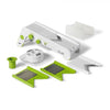 Starfrit - PRO cube mandolin, 4 interchangeable blades and grater, non-slip feet, green - - Mounts For Less