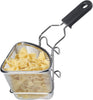 Starfrit - Set of 2 Large Stainless Steel Fondue Cooking Baskets, 400ml Capacity - - Mounts For Less
