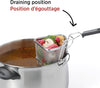 Starfrit - Set of 2 Large Stainless Steel Fondue Cooking Baskets, 400ml Capacity - - Mounts For Less