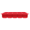 Starfrit - Set of 2 Soft Silicone Ice Cube Molds, 15 Cube Capacity, Red - - Mounts For Less