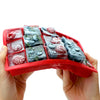 Starfrit - Set of 2 Soft Silicone Ice Cube Molds, 15 Cube Capacity, Red - - Mounts For Less